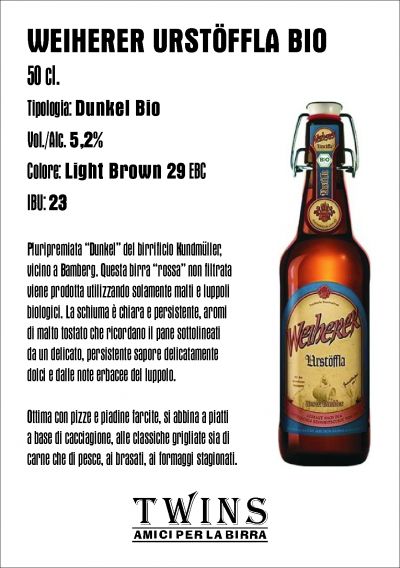 WEIHERER URSTÖFFLA BIO - 50 cl.