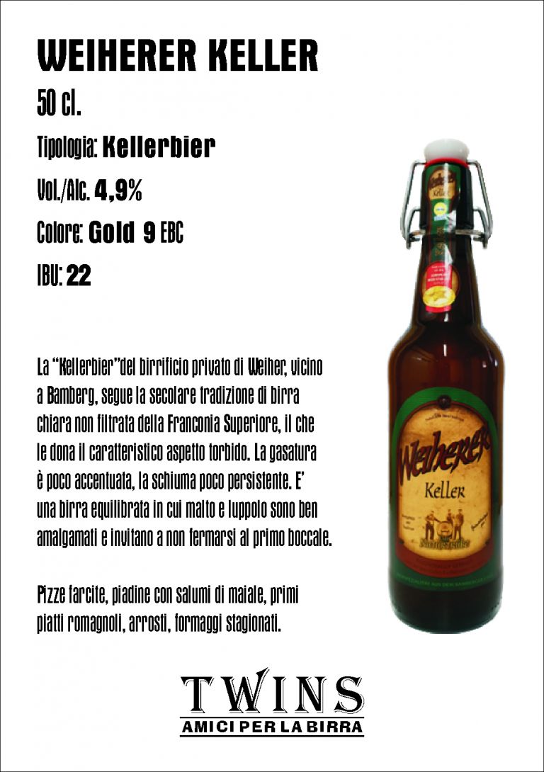 WEIHERER KELLER - 50 cl. BRAUEREI KUNDMÜLLER