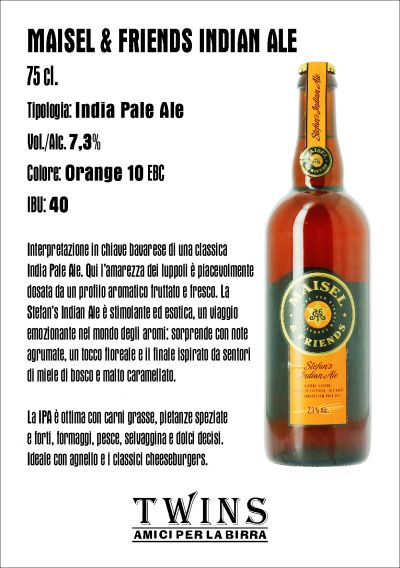 MAISEL & FRIENDS INDIAN ALE - 75 cl.